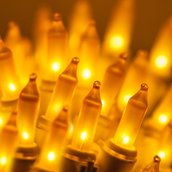 White Christmas Lights - 50 Gold Mini Christmas Lights, 4 50 Gold Mini Christmas Lights, 4