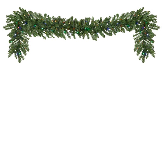 Lighted Garland Douglas Fir Prelit Led Douglas Fir Prelit Led Garland Multicolor Lights