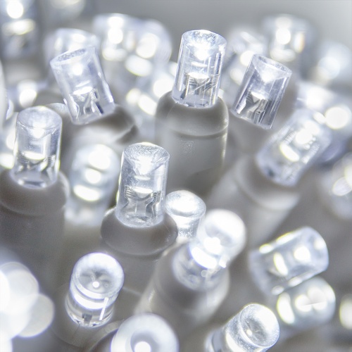 Wide Angle 5MM LED Lights 70 5mm Cool White LED Christmas Lights, 4