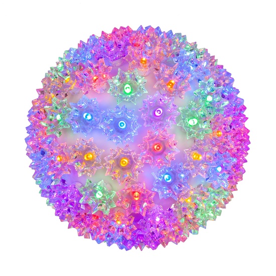 6" Multicolor 5mm LED Starlight Sphere, 70 Lights