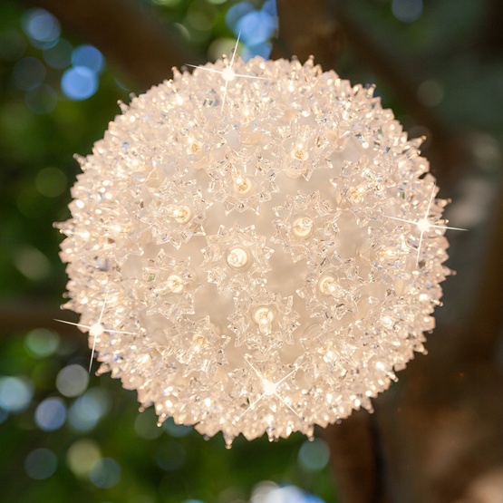 10" Clear Incandescent Twinkle Starlight Sphere, 150 Lights