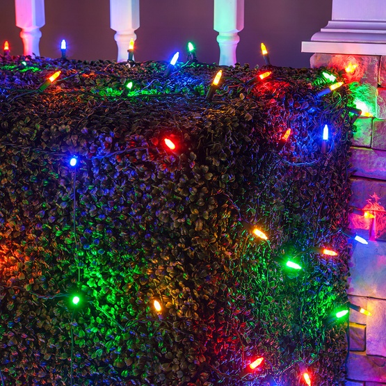 Led Net Lights M5 4 X6 Multicolored Green Wire M5 4 X6 Multicolored Led Net Lights Green Wire