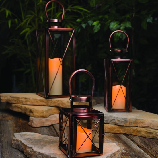 Copper Candle Lantern