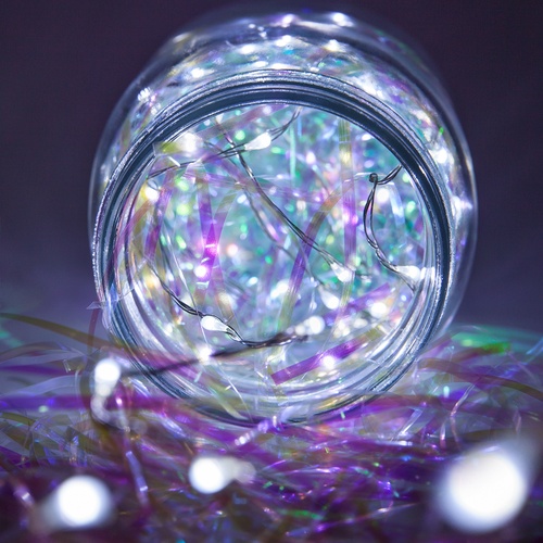 Novelty Lights 10' Cool White LED Fairy Light String