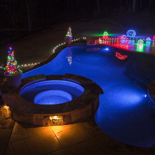 2' Walkway Pre-Lit Winchester Fir Tree, 50 Multicolored LED Lights