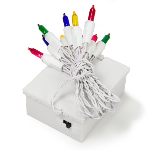 Battery Operated Christmas Lights 10 Multicolor Battery Operated Mini