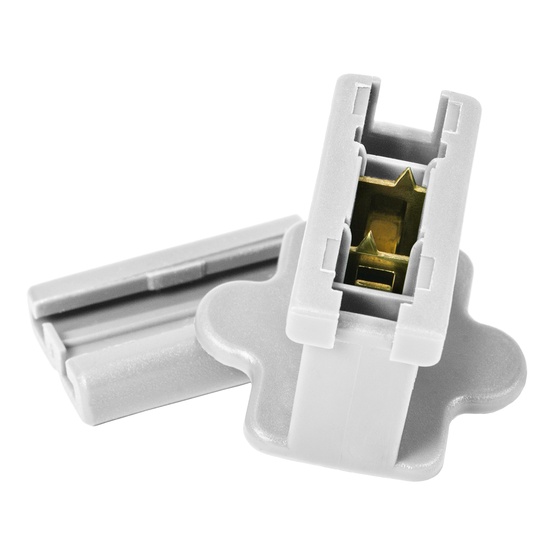 C7, C9 Light Strings White Christmas Light Plug, Polarized Inline Zip