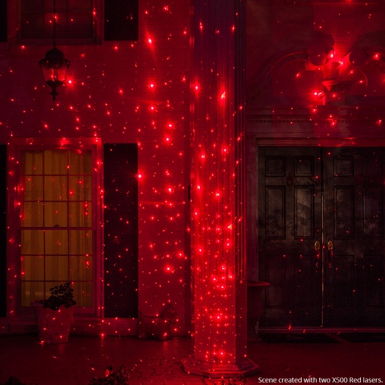 Red X500 Laser Christmas Light Projector - Red X500 Laser Christmas Light Projector