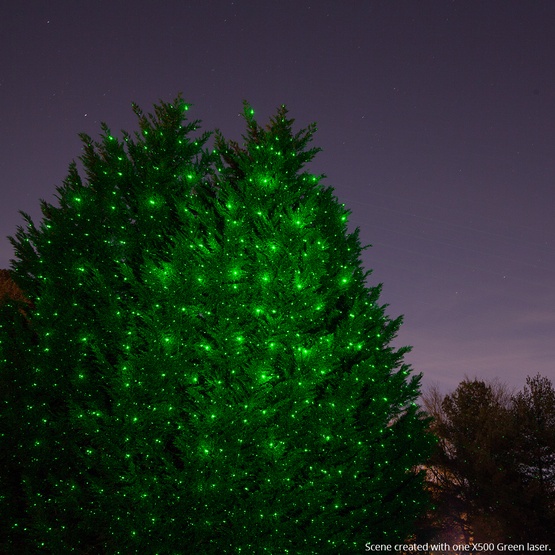 Green X500 Laser Christmas Light Projector