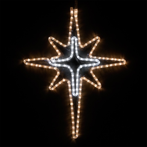 LED Warm White and Cool White Bethlehem Star