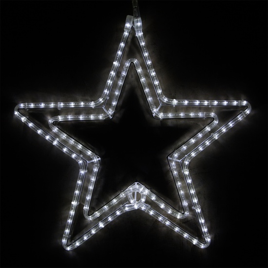 24" LED Cool White Classic Star