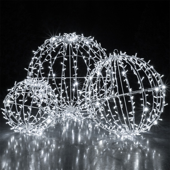 cool white led commercial mega sphere christmas light hanging white christmas lights