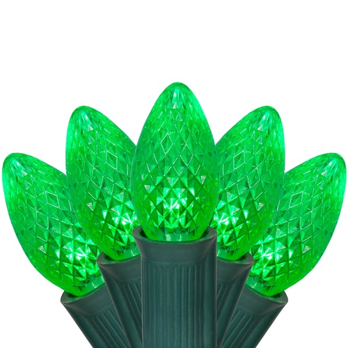 Christmas Lights C7 Green Commercial LED Christmas Lights