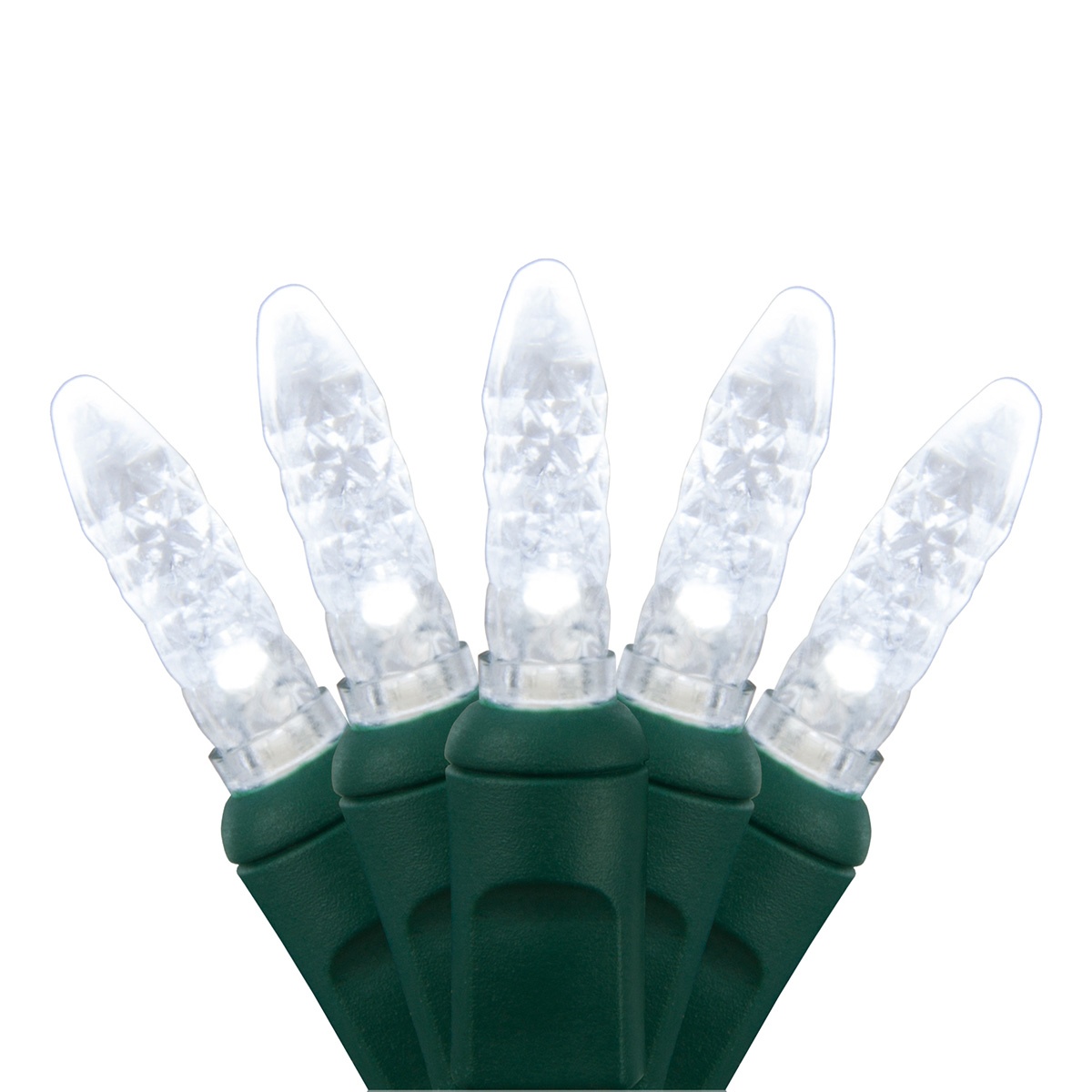 LED Christmas Lights 70 M5 Cool White LED Christmas Lights, 4" Spacing