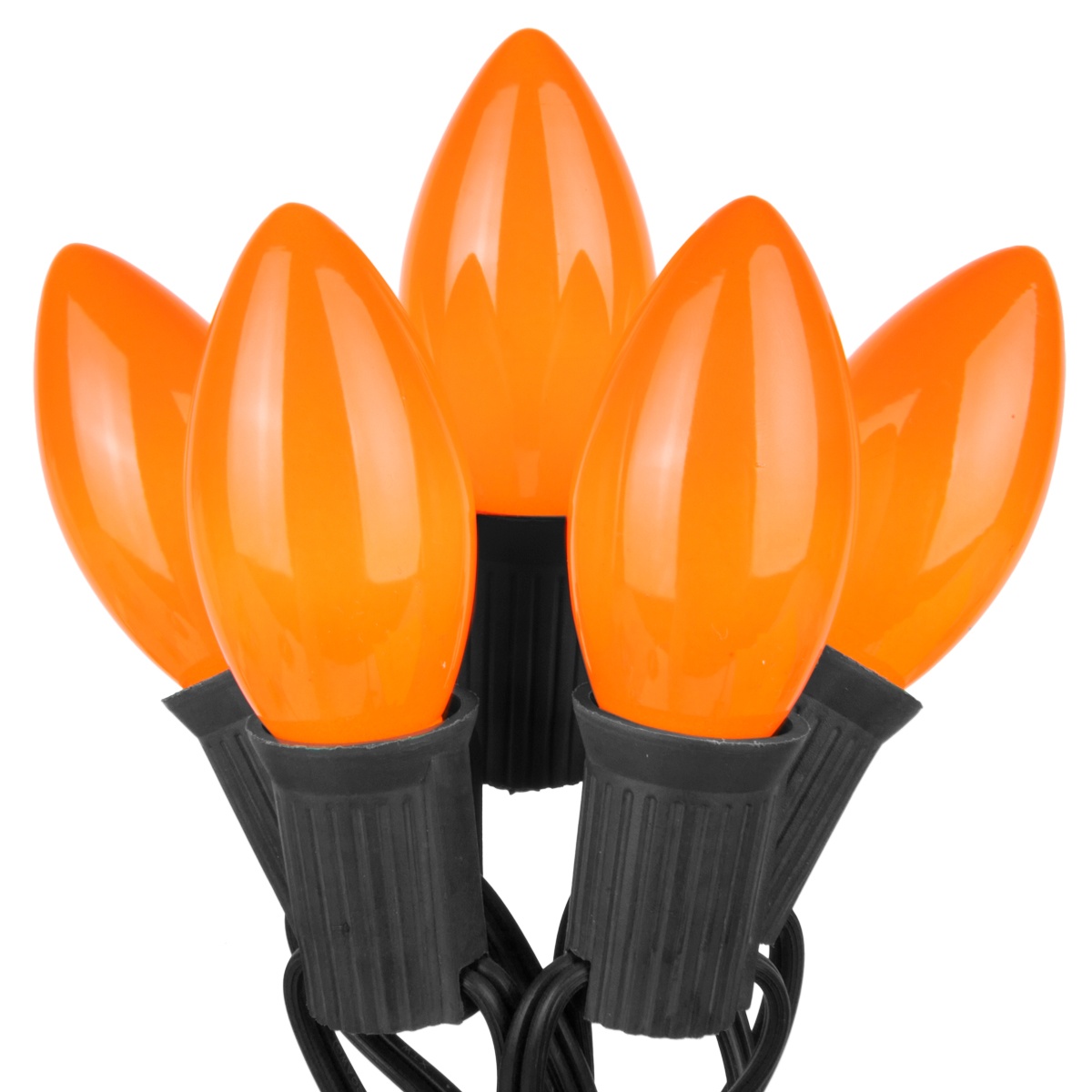 Halloween Lights - C9 Orange Commercial Halloween Lights