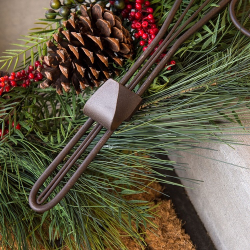 Hanging Accessories Decorative Wreath Hanger, Deco Antler, Brown