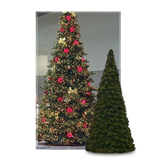 26' Olympia Pine Full Prelit Commercial Tree