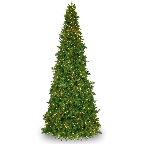 12' Olympia Pine Mini Frame Full Prelit Commercial Tree