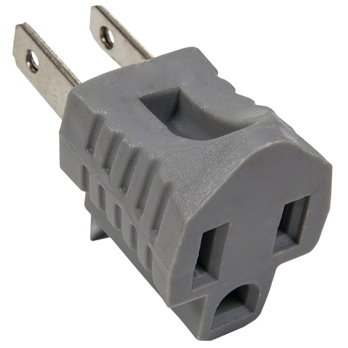 C7, C9 Light Strings Grey 3to2 Grounding Plug