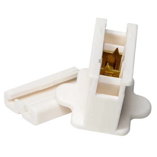 C7, C9 Light Strings White Christmas Light Plug, Polarized Inline Zip