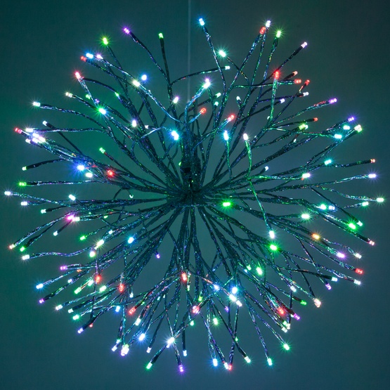 Silver Starburst Lighted Branches With Multicolor Led Color Change Silver Starburst Lighted Branches With Multicolor Led Color Change Lights 1 Pc