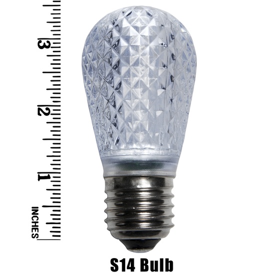 Patio Lights Cool White Led String 24 S14 E26 54 Commercial Patio String With 24 S14 Cool White Led Outdoor Lights