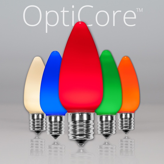 c9 multicolor smooth opticore led christmas light bulbs led christmas garland outdoor