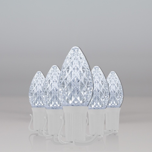 Christmas Lights C7 Cool White Opticore Commercial LED Christmas Lights