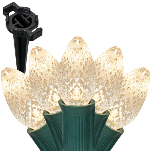 C9 warm white christmas led pathway lights