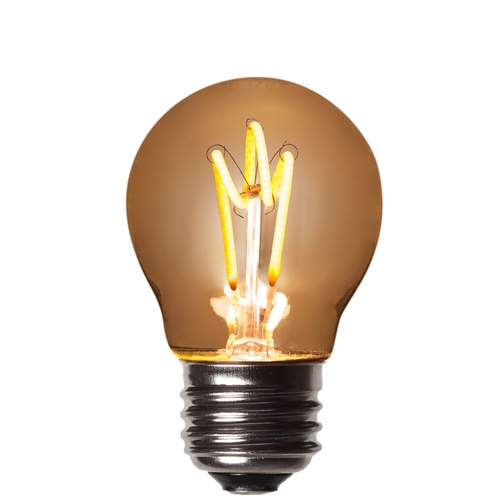 G45 120V Dimmable Warm White FlexFilament TM LED Edison Bulb Globe Light Bulb Transparent Glass LED Light Bulbs
