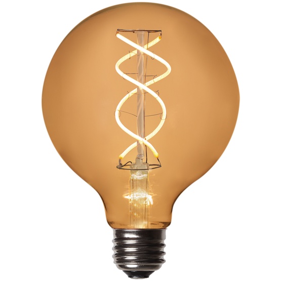 G95 120V Dimmable Warm White FlexFilament TM LED Edison Bulb Globe Light Bulb Transparent Glass LED Light Bulbs