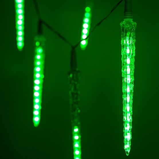 Novelty Lights RGB Cascading Icicle Lights, 10 LED Lights