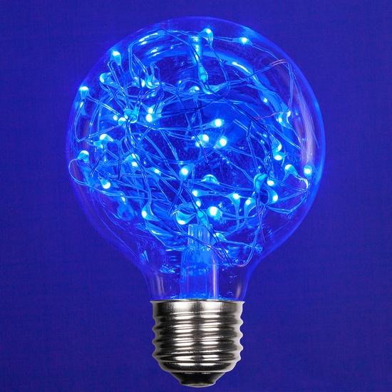 G80 Blue LEDimagine TM Fairy Light Bulb