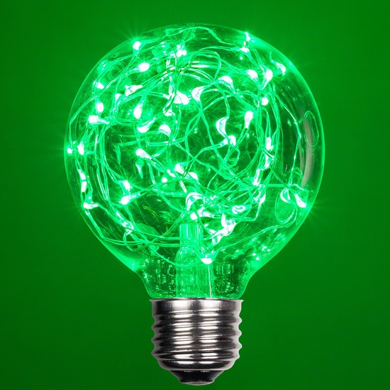 G80 Green LEDimagine TM Fairy Light Bulb