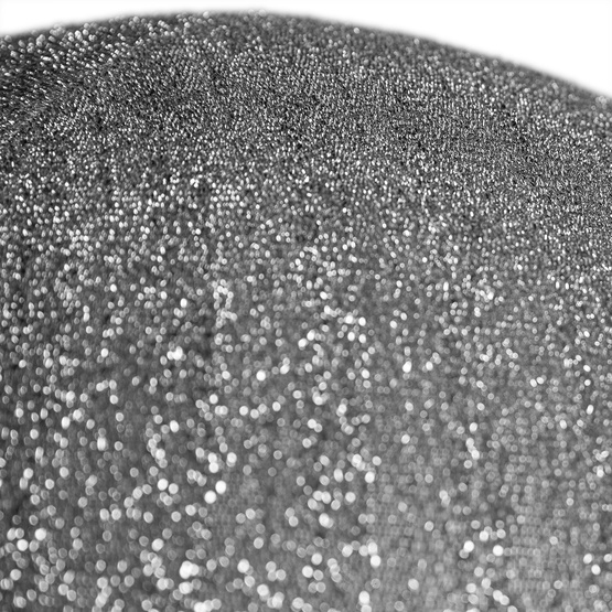 Silver Metallic Polymesh Inflatable Christmas Ornament