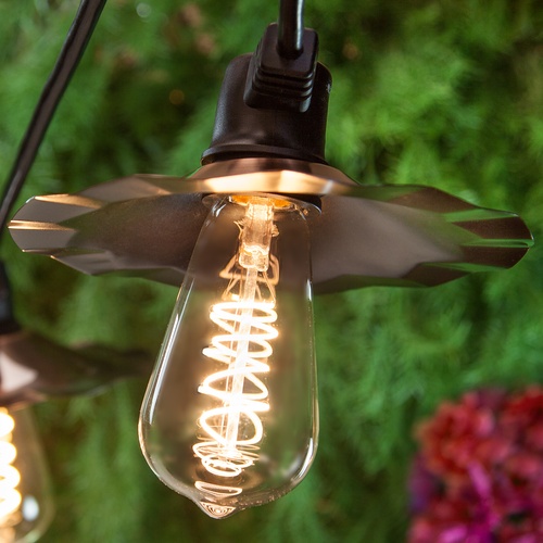 ST64 120V Dimmable Warm White FlexFilament TM LED Edison Bulb Globe Light Bulb Glass LED Light Bulbs