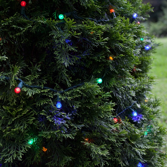 LED Christmas Lights - 70 G12 Multi Color LED String Lights, 4 70 G12 Multi Color LED String Lights, 4