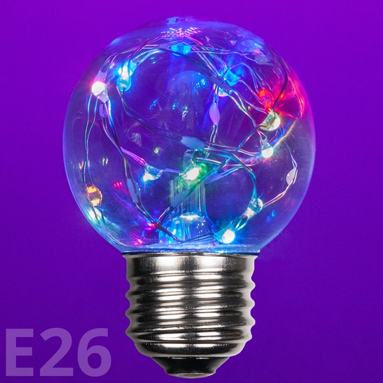 G50 120V Color Change RGB LEDimagine TM Fairy Light Bulb, E26 Base