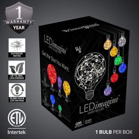G95 Gold LEDimagine TM Fairy Light Bulb