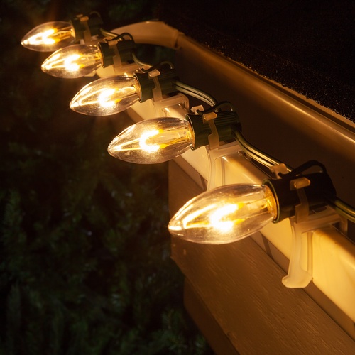 FlexFilament Christmas Lights C9 Warm White Commercial LED Christmas