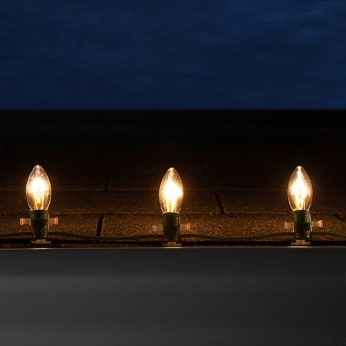 FlexFilament Christmas Lights C9 Warm White Commercial LED Christmas