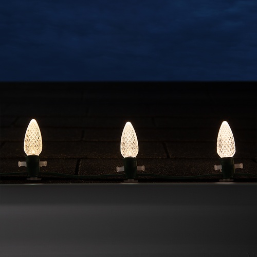 C9 Warm White OptiCore LED Christmas Light Bulbs