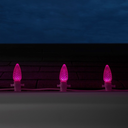 Lights C9 Pink Opticore Commercial LED Christmas Lights