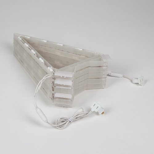32" LED Folding Star Decoration, 50 Cool White Lights