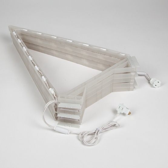 48" LED Folding Star Decoration, 70 Cool White Lights