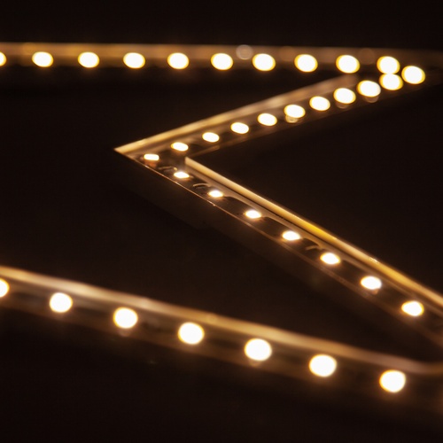 LED Ultra Bright SMD 5 Point Star, Warm White Lights