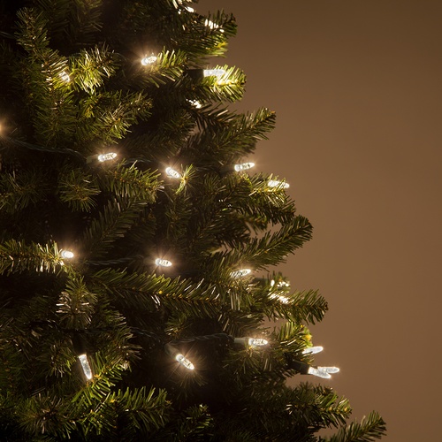 LED Christmas Lights 70 M5 Warm White LED Christmas Lights, 4" Spacing