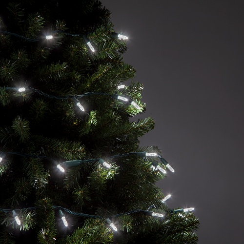 LED Christmas Lights 70 M5 Cool White LED Christmas Lights, 4" Spacing Cool White Led Christmas Tree
