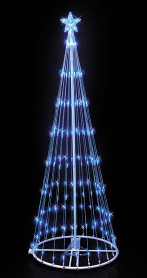 Blue LED Lightshow Tree