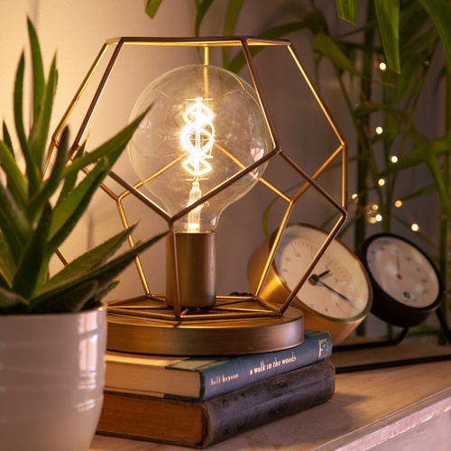 G125 120V Dimmable Warm White FlexFilament TM LED Edison Bulb Globe Light Bulb Transparent Glass LED Light Bulbs